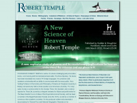 robert-temple.com Webseite Vorschau