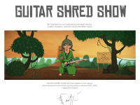 guitarshredshow.com Webseite Vorschau