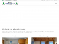 apartforesta.ch Webseite Vorschau