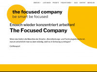 the-focused-company.com Webseite Vorschau