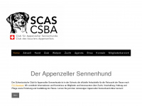 appenzeller-sennenhunde-club.ch Webseite Vorschau