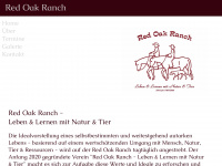 red-oak-ranch.at Webseite Vorschau
