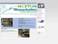 wasserbetten-neptun.info Webseite Vorschau