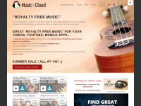 musicincloud.com Webseite Vorschau