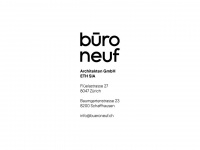 bueroneuf.ch Webseite Vorschau