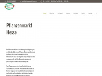 pflanzenmarkt-hesse.de Webseite Vorschau