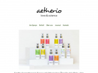 aetherio.de Webseite Vorschau