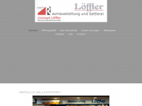 loeffler-raumausstattung.de Webseite Vorschau