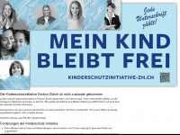 kinderschutzinitiative-zh.ch Webseite Vorschau