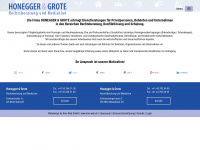 honegger-grote.ch Webseite Vorschau