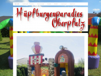 hüpfburgenparadies-oberpfalz.de Webseite Vorschau