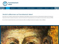 franziskanisch.net Webseite Vorschau