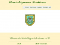 schuetzenverein-brenkhausen.de Webseite Vorschau