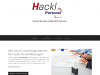 personal-hackl.at Webseite Vorschau