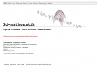 3d-mathematik.de Webseite Vorschau
