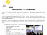 seminar.vet Webseite Vorschau