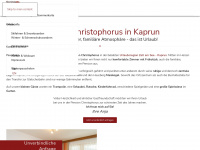 pension-kaprun.com Webseite Vorschau