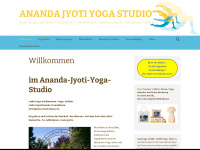 ananda-jyoti-yoga-studio.de Webseite Vorschau