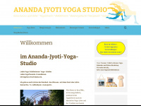 ananda-jyoti-yoga-studio.de Webseite Vorschau