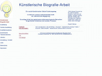 kuenstlerische-biografie-arbeit.eu Webseite Vorschau