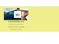 gmaindeblatt.de Webseite Vorschau