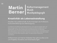 martinberner.com Webseite Vorschau