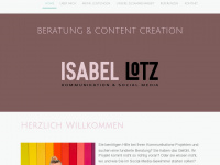 isabel-lotz.de Webseite Vorschau
