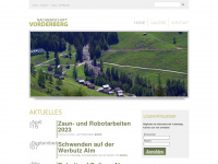 nachbarschaft-vorderberg.at Webseite Vorschau