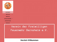 feuerwehrverein-gernsheim.de Webseite Vorschau