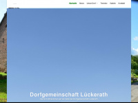 dorfgemeinschaft-lueckerath.com Webseite Vorschau