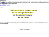 thaitransport.ch Webseite Vorschau