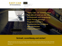 easy-cab-frankfurt.de Webseite Vorschau