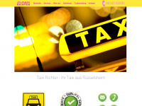 taxi-rüsselsheim-richter.de Webseite Vorschau