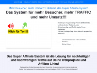 super-affiliate-system.de Webseite Vorschau