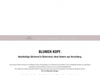 blumen-kopf.com Webseite Vorschau