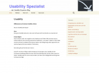 usability-spezialist.de Webseite Vorschau