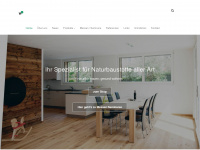 stroba-naturbaustoffe.ch Webseite Vorschau