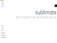 sublimate-magazine.de Webseite Vorschau