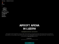 airsoft-arena.ch Webseite Vorschau