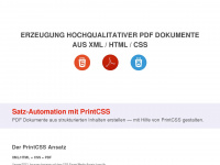 print-css.de Webseite Vorschau