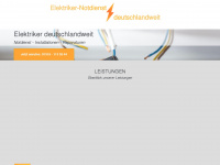 elektriker-notdienst-24.de Webseite Vorschau