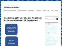 klimabildungsalzburg.org Webseite Vorschau