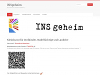 insgeheim.ch Webseite Vorschau