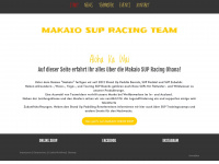 makaio-supracing.de Webseite Vorschau