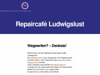 repaircafe-ludwigslust.de Webseite Vorschau