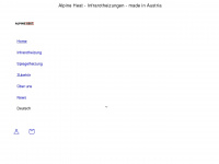 alpine-heat.at Webseite Vorschau
