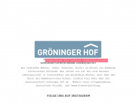 groeninger-hof.de Webseite Vorschau