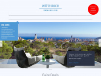 wuethrich-immobilien.ch Webseite Vorschau