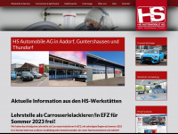 hs-auto.ch Webseite Vorschau
