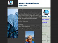 newcad.at Webseite Vorschau